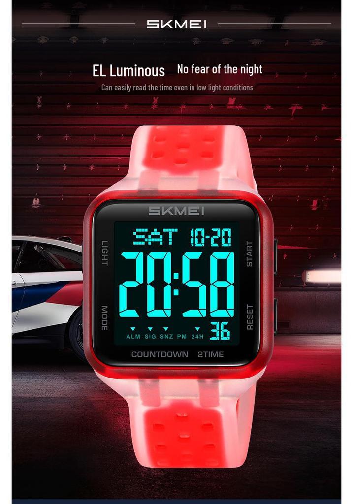 Shike Mei Multifunctional Men's Sport Watch - Waterproof, Luminous, with Breathable Strap