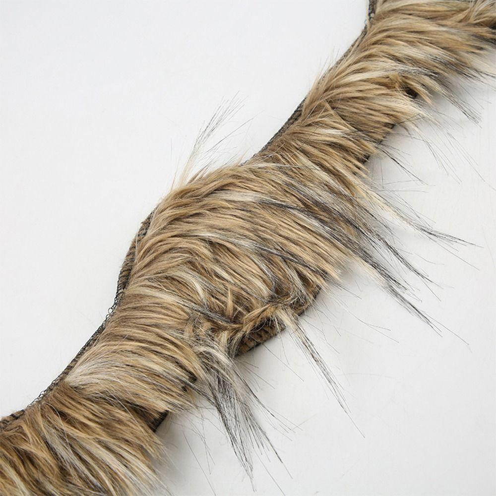 Fluffy Plush Waist Chain PU Leather Hiphop Jeans Belt New Waistband  Jeans Pants Decor