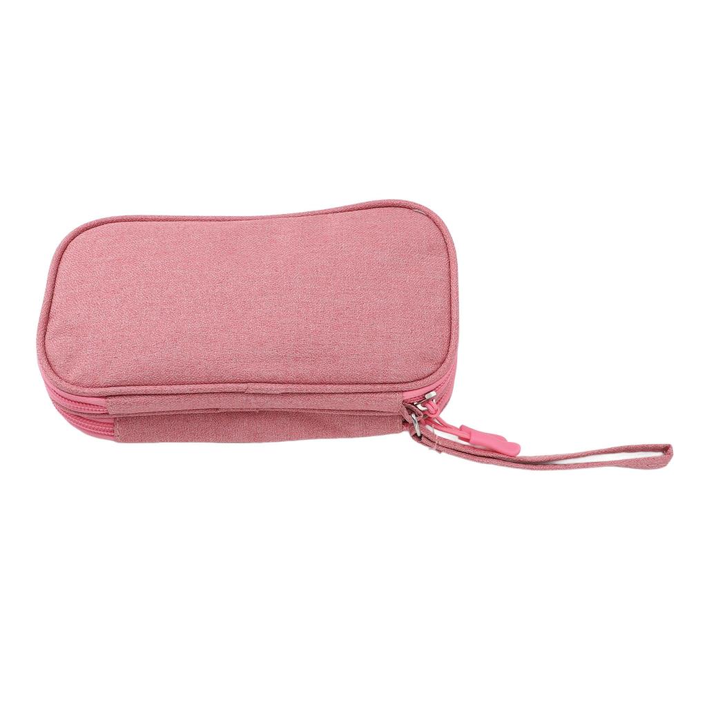 Nail Drill Kit Holder Bag Mesh Pockets Multi Layers Water Resistant Portable Nail Drill Organizer