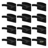 12 Pieces Hat Rack Hat Holder Organizer For Wall Hats Hanger Adhesive Hat Hooks Baseball Cap Display Rack