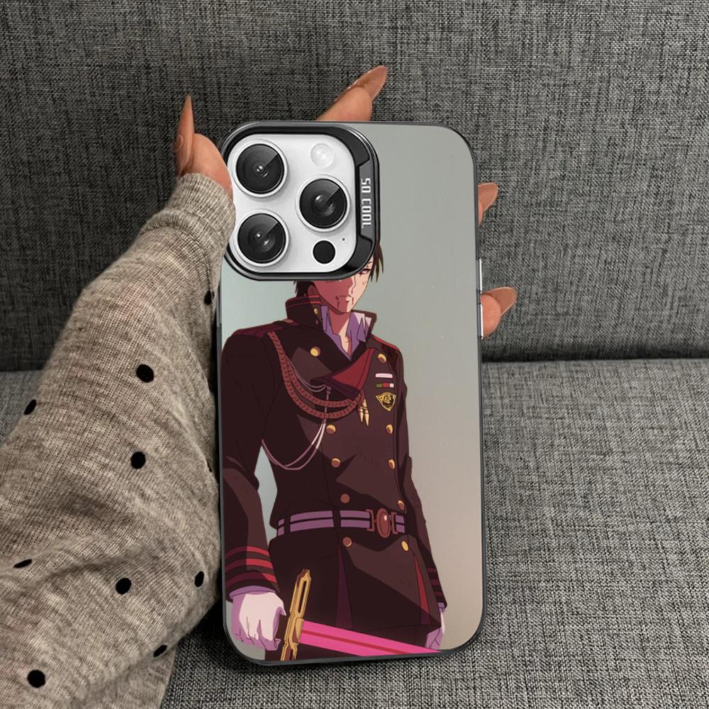 Anime Seraph of the end Guren Ichinose Phone Case For iPhone 16 15 14 13 12 11 Pro Max X XR 8 7 Plus Matte Shockproof Back Cover