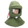 Capuche de Sablage Verre Transparent Écharpe Sableur Housse de Protection pour Peinture au Pistolet