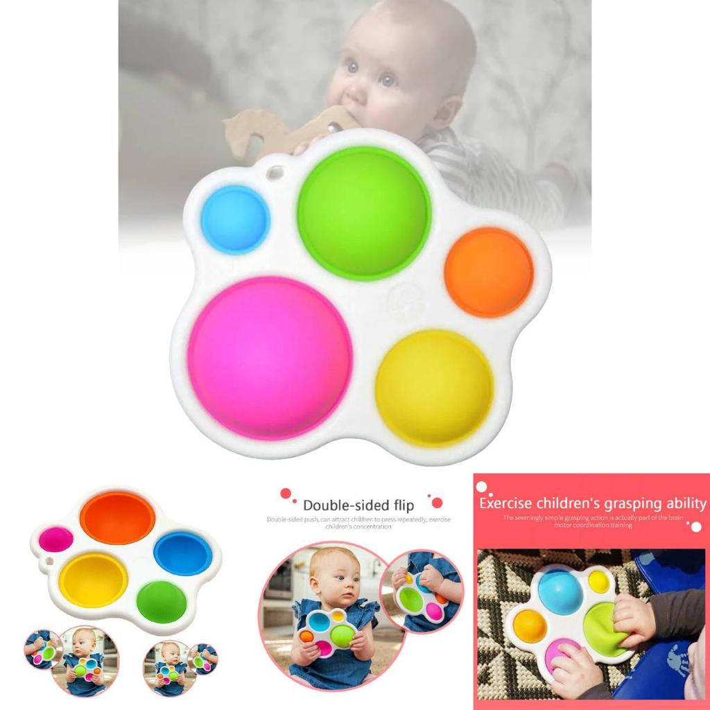 Fun And Engaging Keychain Toy For Adults Stress Relief Pop Bubble Fidget