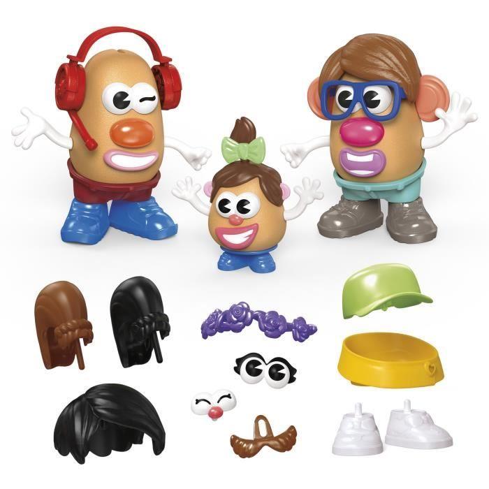 Potato Head coffret La famille Patate avec 44 pièces, jouets préscolaires créatifs pour tout-petits, pour filles et garçons, à parti