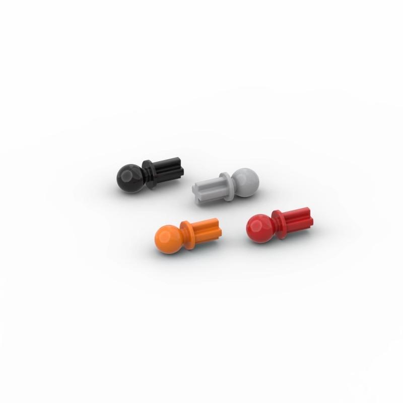 

20pcs MOC Parts 2736 High-tech Axle 1L featuring Tow Ball Works With Blocks DO IT YOURSELF Assmble Construction Bricks Particle Kid Brain Toy Gift