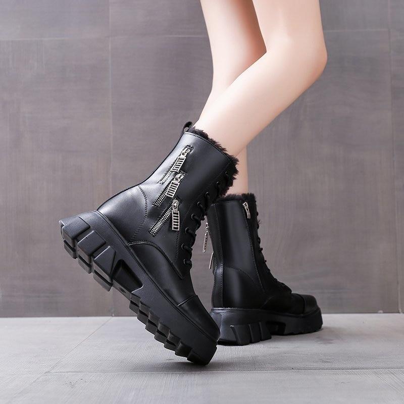 Scarpe da neve donna Beige Peluche Caldo Pelliccia Causal Scarpe Sneakers  Ankle Booties Piattaforma Spesso Sole Lace Up Scarpe Invernali acquista in  modo economico — spedizione gratuita, recensioni reali con foto — Joom