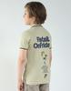MONTE CARLO Boys's Regular Fit Printed Polo Half Sleeve T-Shirt
