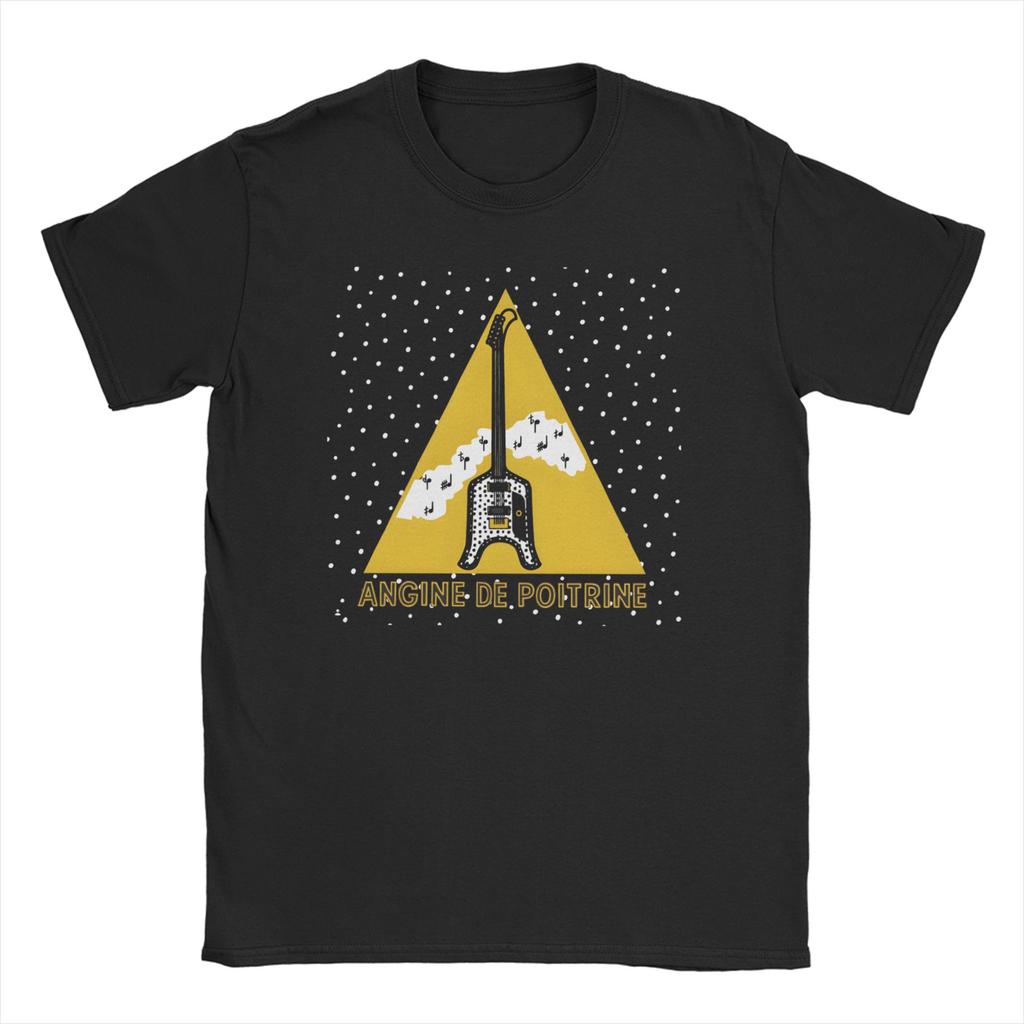 T-shirt a banda Angina Pectoris per Unisex WoUnisex Sherpa Unisextra 100% Cotone T-shirt Girocollo Manica Corta T-shirt 6XL Abbigliamento
