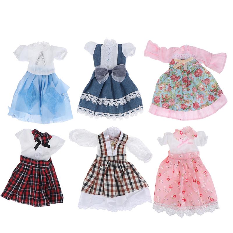 30Cm Doll Accessories 1/6 12'' Doll Clothes Suit Dress Princess Doll Dressup Toy