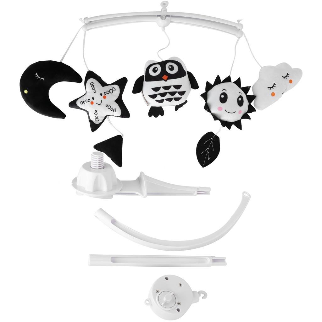Baby Musical Crib Infant Crib Hanging Rotating Soother Rattles Toys for Toddlers