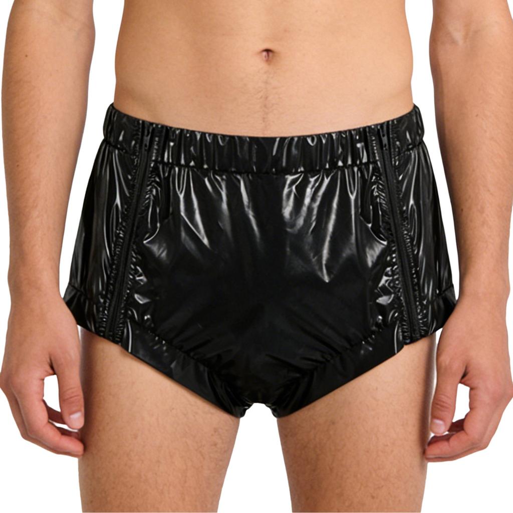 S-3XL Reusable Waterproof Diaper Cover: Both Side Zipper Tear-away Briefs for Elderly Caring Nursing & Special Needs Adults