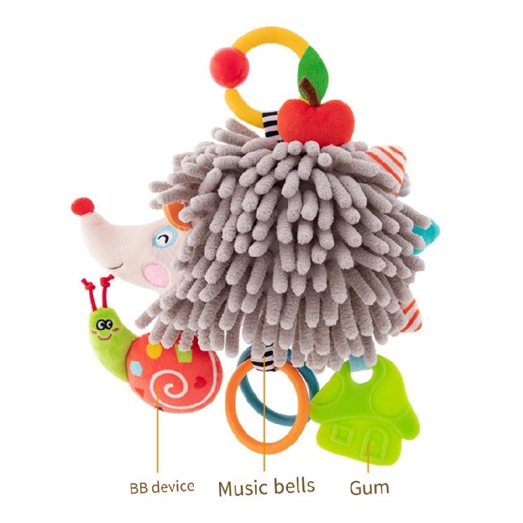 Developmental Crib Toy Feature Auditory Rattles Colorful Designs To Improve Infant Sensory Perception Coordination