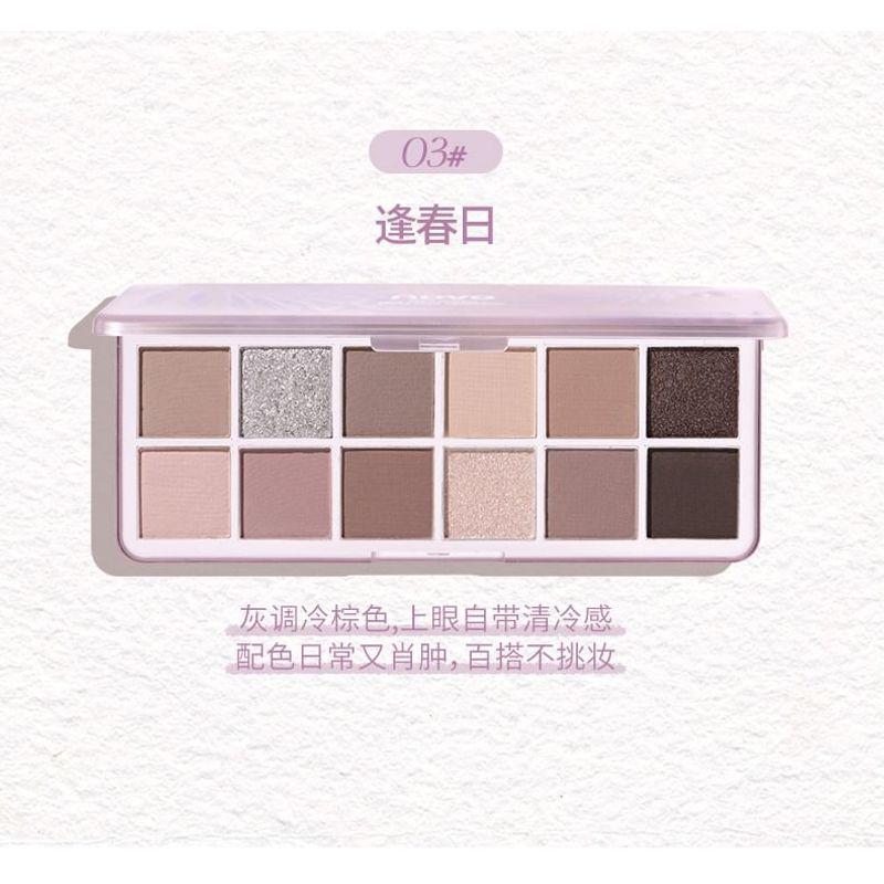 NOVO - Akira Hoshino Twelve Color Eyeshadow Palette - 3 Types
