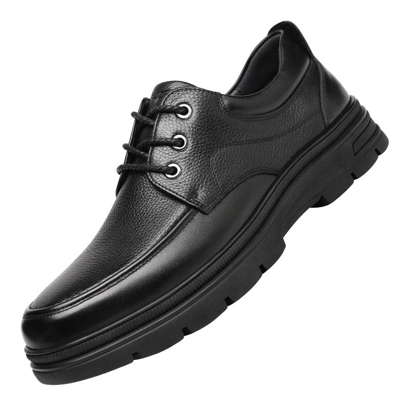 Red Dragonfly Men s Leather Lace-up Business Casual Shoes WTA440741 EU 38