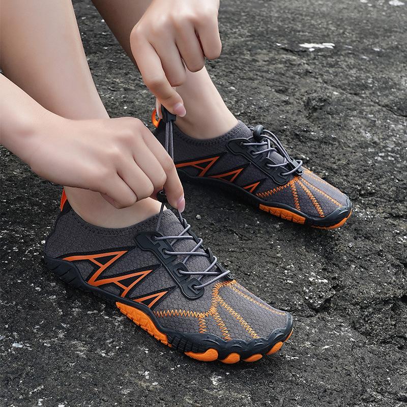 Outdoor New Five-finger Barefoot Shoes Hiking Shoes Surfing Hiking Shoes Rock Climbing Off-road Men's and Women's Wading Shoes