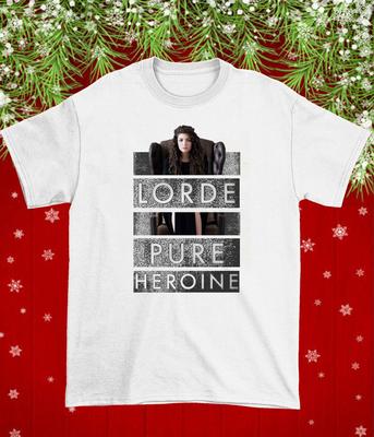 Lorde White Cotton Shirt Full Size S5XL XMas Gift Fans T71 Unisex T-Shirt