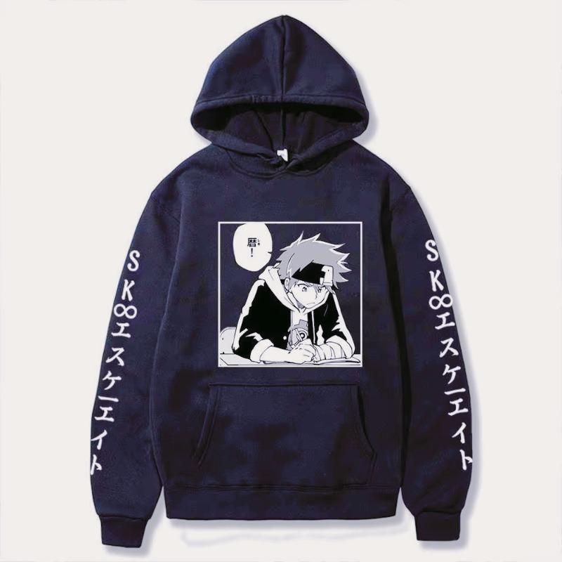 

Anime SK8 The Infinity Kyan Reki Funny Graphic Printed Hooded Men Women Manga Hoodies Plus Size Sweatshirt Harajuku Pullover S