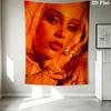 Doja Cat Pattern Wall Tapestry Aesthetic Wall Hanging Printed Fabric Blanket Decorative Tapestries for Bedroom Living Room Home Decor