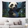 Adorable Animal Art Wall Tapestry Colorful Nature Scene Soft Hanging Decor Perfect Gift for Little Dreamers