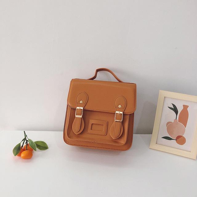 Korean Retro Baby Backpack Primary School Bag Kindergarten Kids Cambridge Bags Cartoon Bear Children's Boys Girls Shoulder Bag