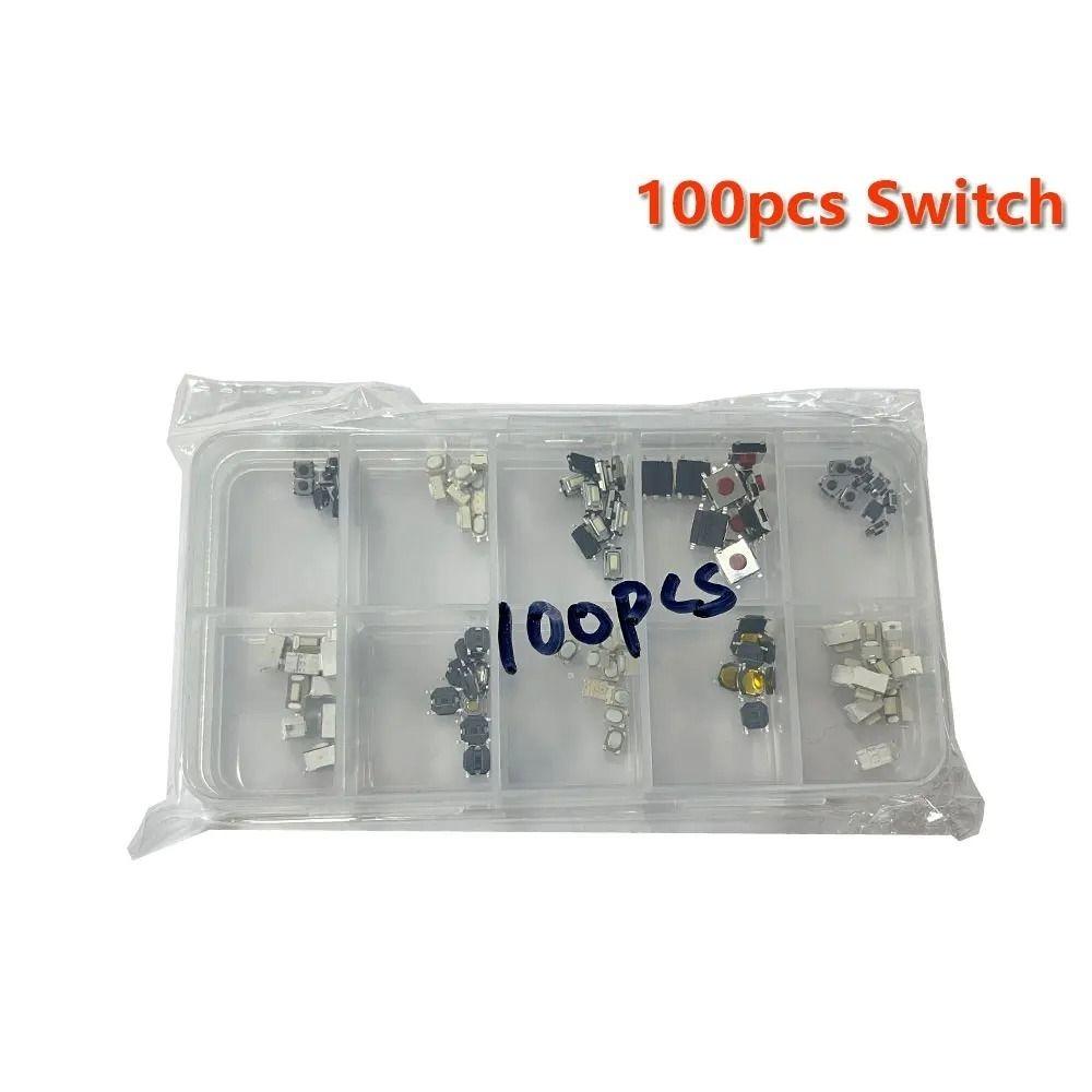 

100/200/250pcs with Box Car Remote Control Keys Button 10 Types Tablet Actile Touch Micro Switch 100pcs