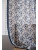 Yimanqiyun Blue Plum Blossom Print Semi-Blackout Kitchen Curtain