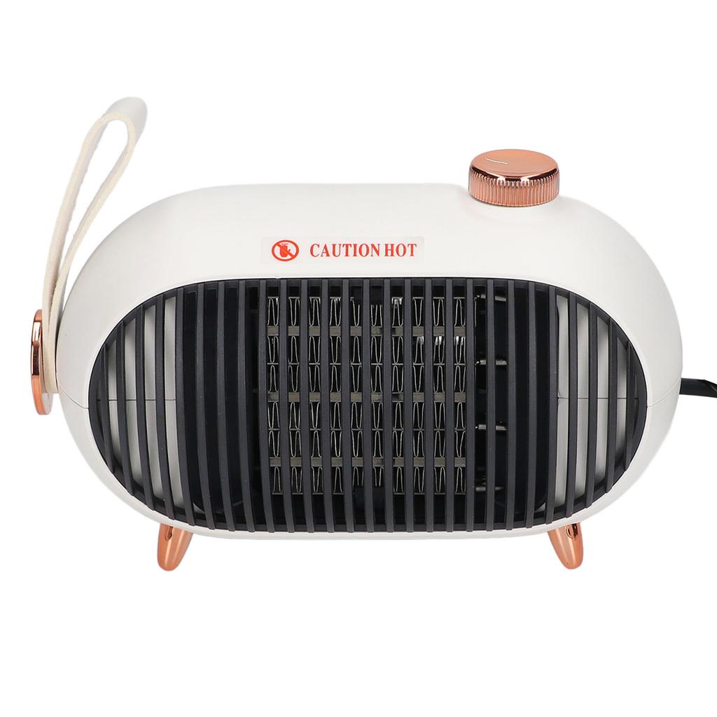 Small Space Heater 900W PTC Ceramic Fast Heating 3 Level Adjustment Mute Overheating Protection Desk