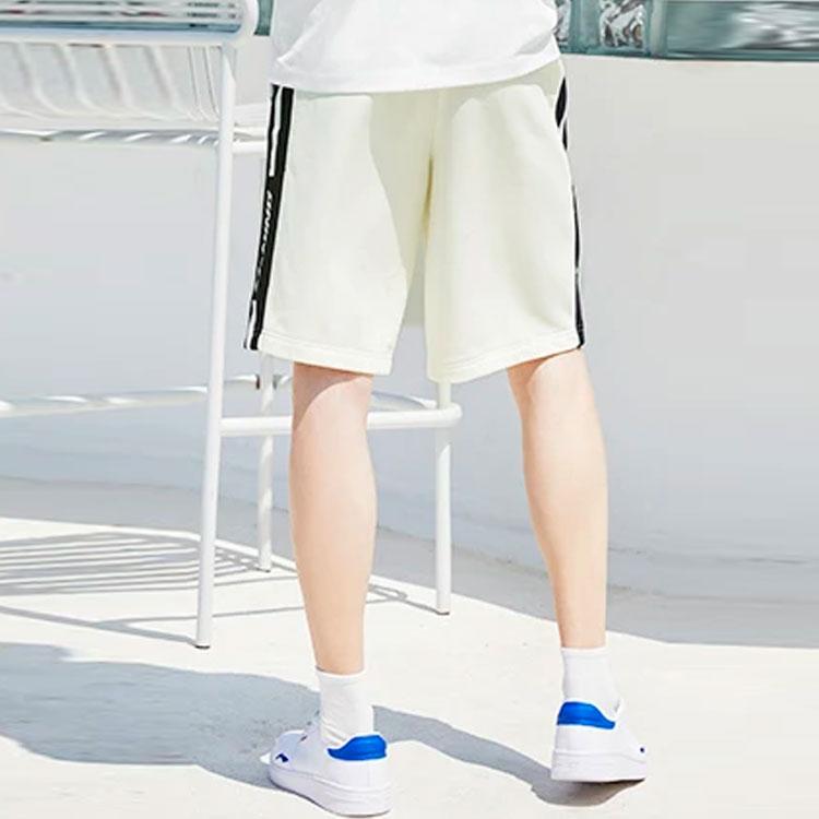 Li Ning Sports Fashion Collection Sports Shorts Men's Ivory Moderate AKSR289-4