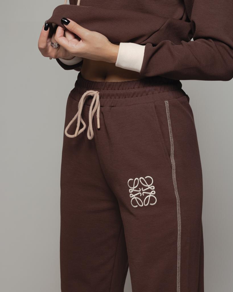 Suit with Long Vest Of White 8304 36 Brown Plus Sizes (vest, Jacket, Trousers)