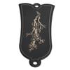 Guitar Truss Rod Cover Decorative Iron Black Plum Blossom Pattern Bell Shape 2 Holes Electric Guitar Parts