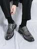 Men's Cross-Border Leather Loafers: Lace-Up, Hollowed-Out, Brogues, Business Casual Shoes