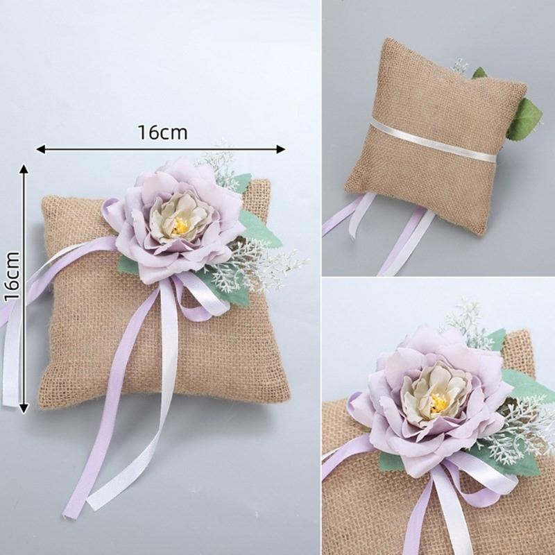 Handlicher Aufbewahrungskorb Leinen Blumenkorb mit Griffen Handgeflochtene Körbe Vielseitige Dekorationen Handgemachtes Geschenk