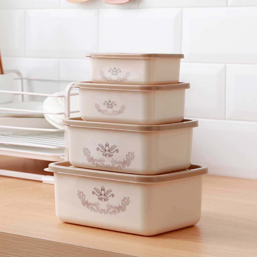 Meal Food Storage Preparation Containers & Lids Microwaveable Fridge Lunch Box