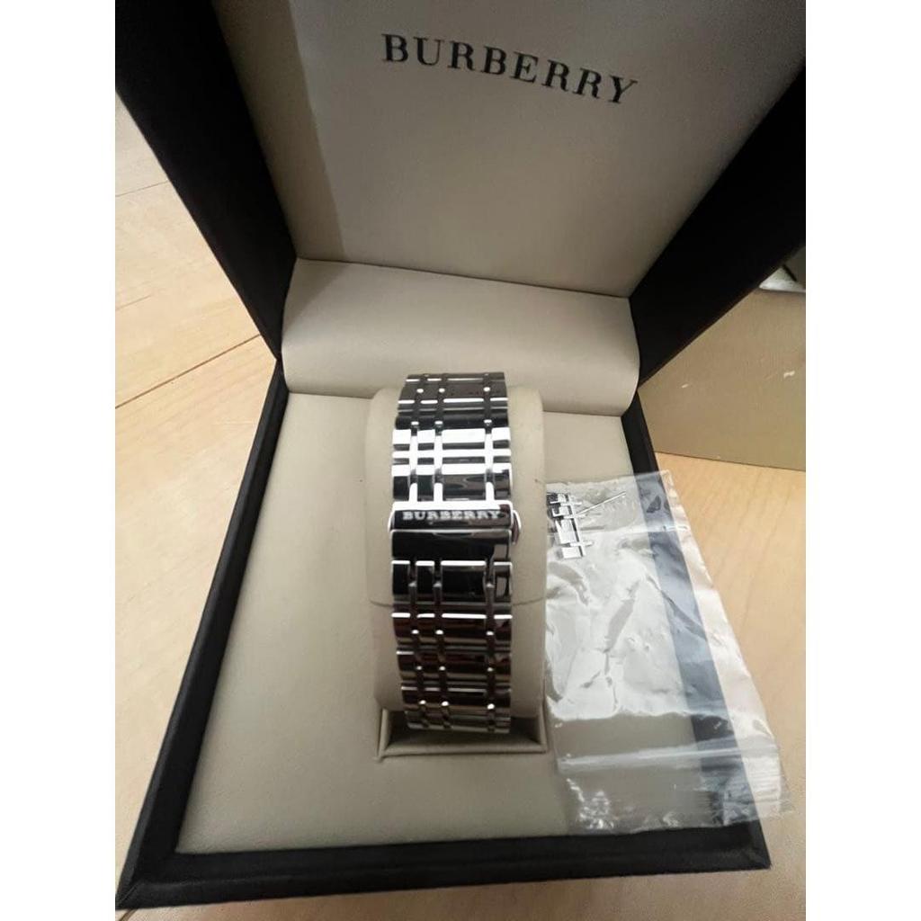 Used BURBERRY Watch Body Silver Quartz BU1350
