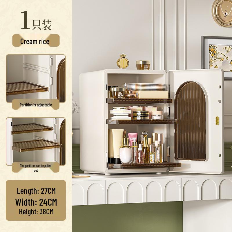 

Пылезащитный органайзер для макияжа большой вместимости для хранения средств по уходу за кожей и помады