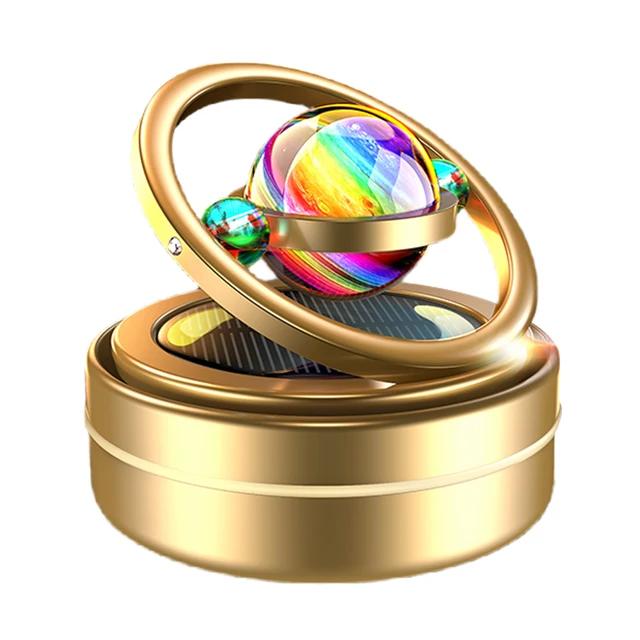Odświeżacz powietrza do samochodów Planet Solar Perfumy do samochodu Aromaterapia samochodowa Podwójny pierścień zawieszenia ze stopu aluminium Obrotowy ozdoba