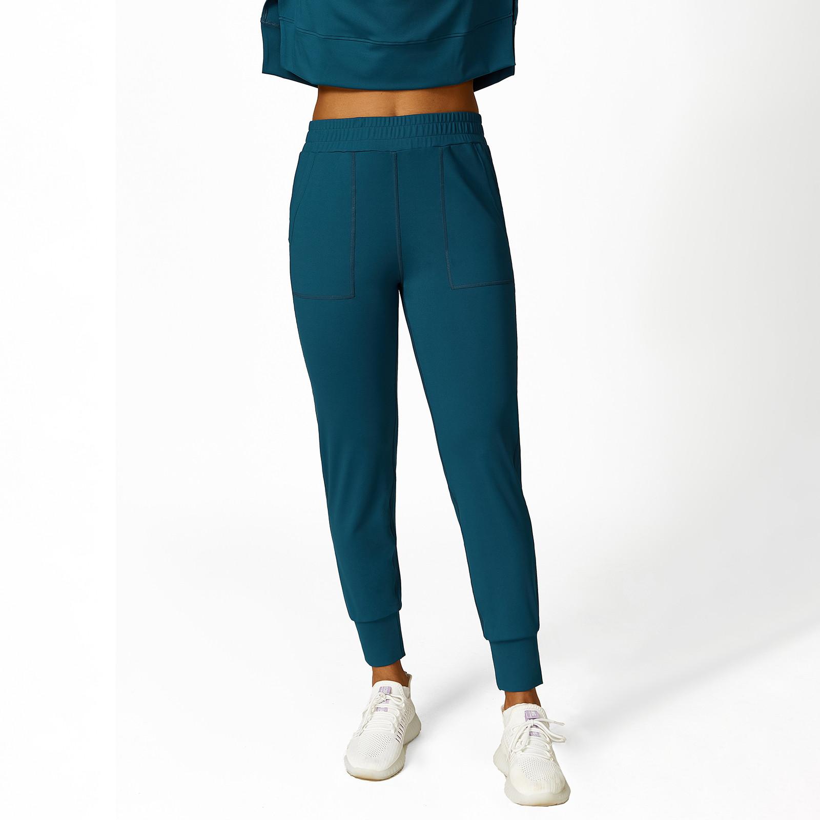 

Женские модные свободные однотонные спортивные штаны на шнурке, повседневные брюки с карманами S