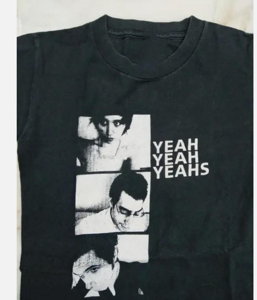 Vintage Yeah Yeah Yeahs band T-shirt Black Cotton Unisex All Sizes Unisex T-Shirt XXXL