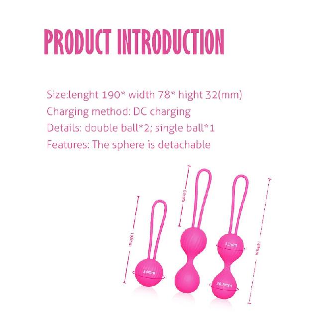 Adult Silicone Beads Vaginal Ball for Women Smart Geisha Kegel Ball Chinese Ben Wa Ball Tightening Exerciser Adult Products