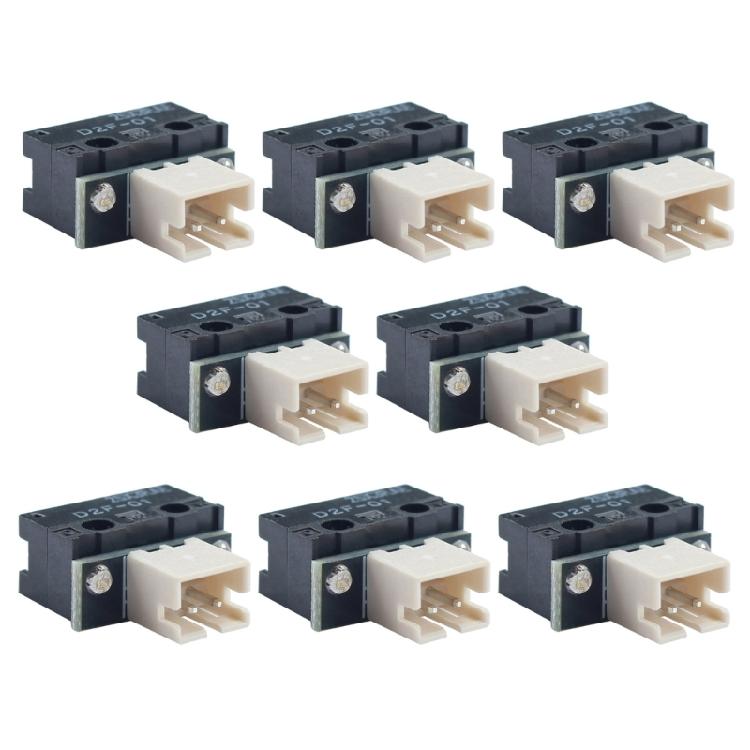 1/8Pcs Mechanical Switches D2F-01 Limit Switches for ERCF V2 End Stop PH2.0 Port 3D Printer Part Accessories