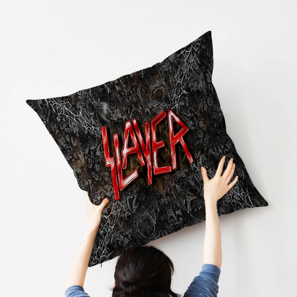 Band S-Slayer K-Kerry King 45*45cm Cushion Cover Pillow Cover Decor Pillowcase Home Pillowcase for Couch Pillow