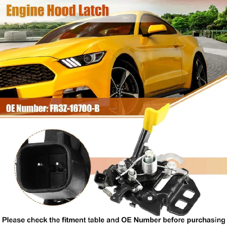 FR3Z-16700-A FR3Z-16700-B Engine Cover Lock Replacement Hood Lock Assembly