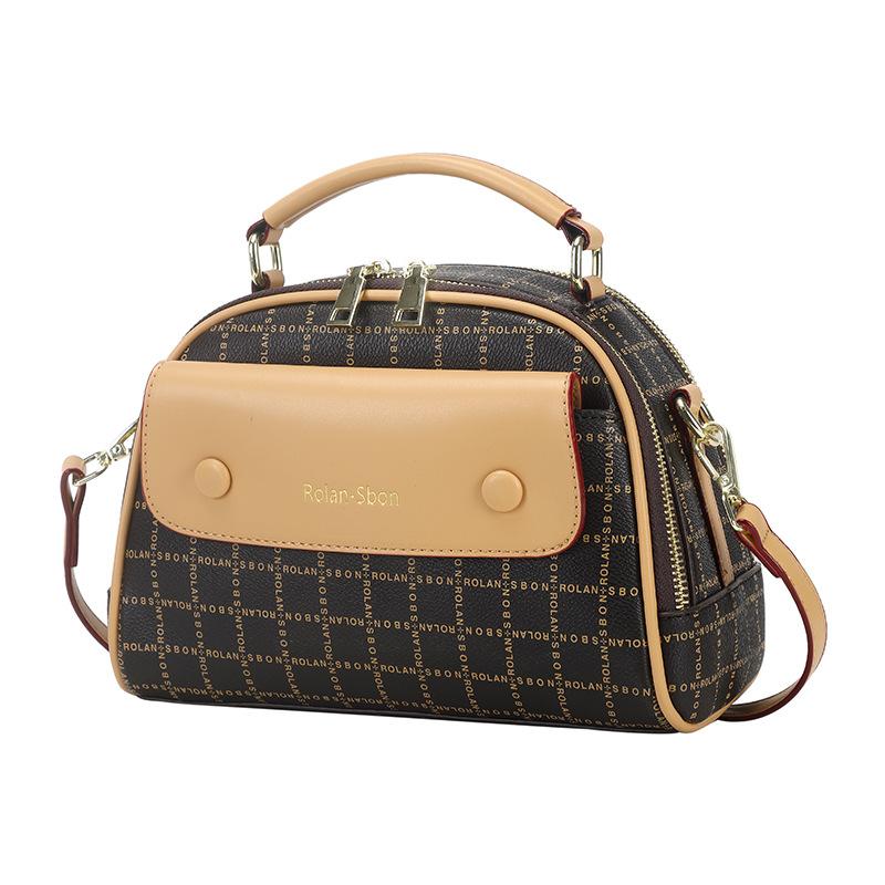 Handbag for Women's Daily New Autumn and Winter Women's Crossbody Bag Retro Shoulder Bag Versatile Light Luxury Women's Bag