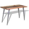 Day and Night - Day and Night Recycled Solid Wood Dining Table 120x60x76 Cm