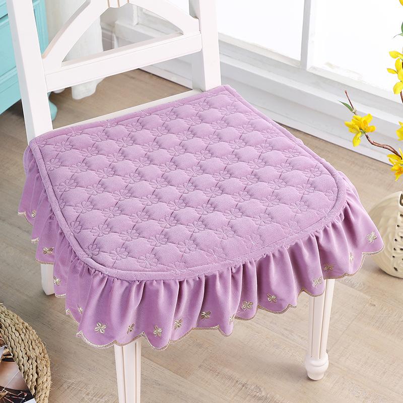 Фланелевая голландская бархатная одинарная подушка Four Seasons для отдыха, простая подушка для стула, одинарная подушка, обеденный стол, табурет, подушка 42*42cm