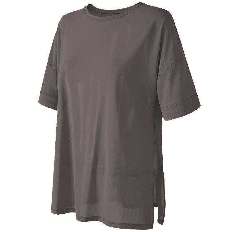 

Женский сетчатый топ для йоги с быстрым высыханием - Свободный, дышащий, с коротким рукавом, для занятий спортом M