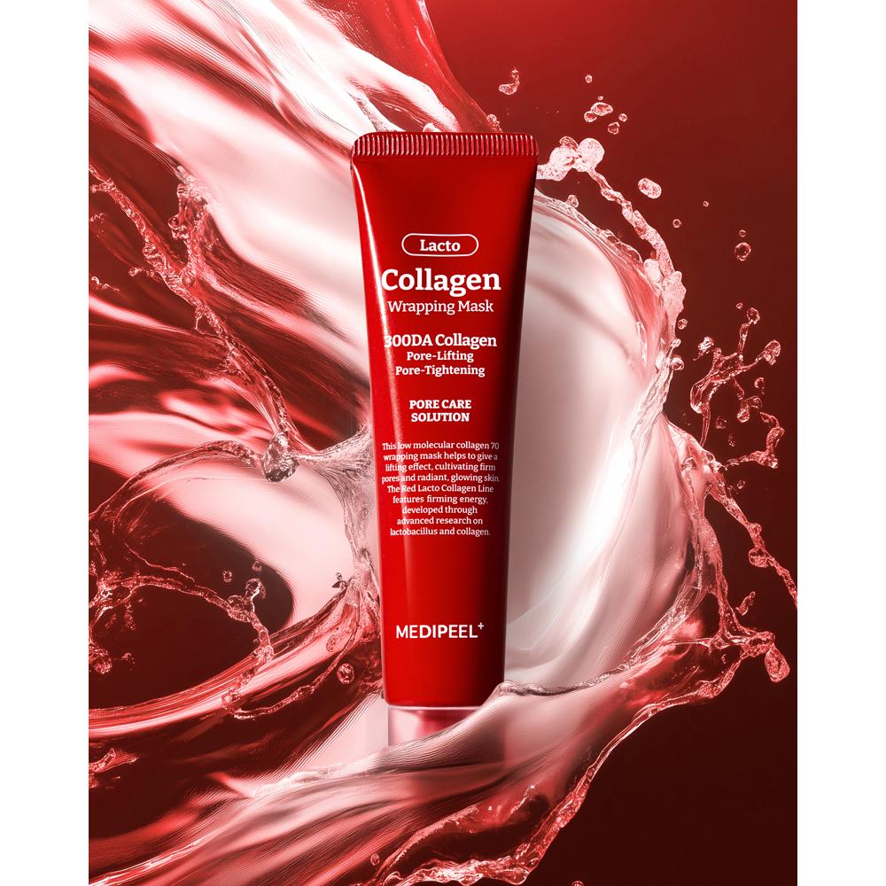 Medi-Peel Red Lacto Collagen Wrapping Mask 70ml (2pcs) (+Dual Brush)