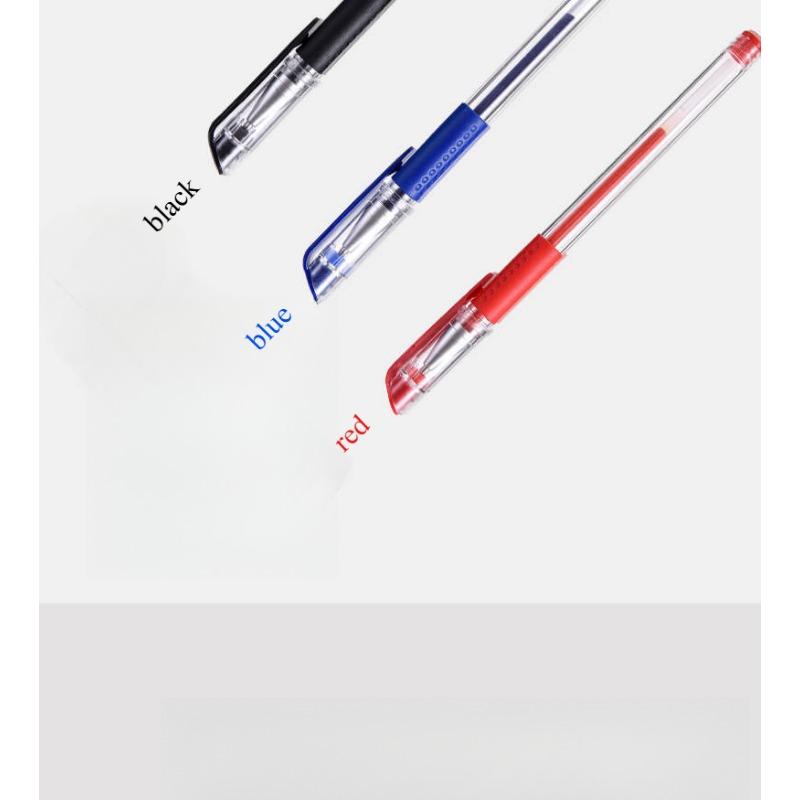 10PCS/box Red and Blue Pen Gender-neutral Pen Student Business Signature Pen Writing Trace 0.5mm Stationery