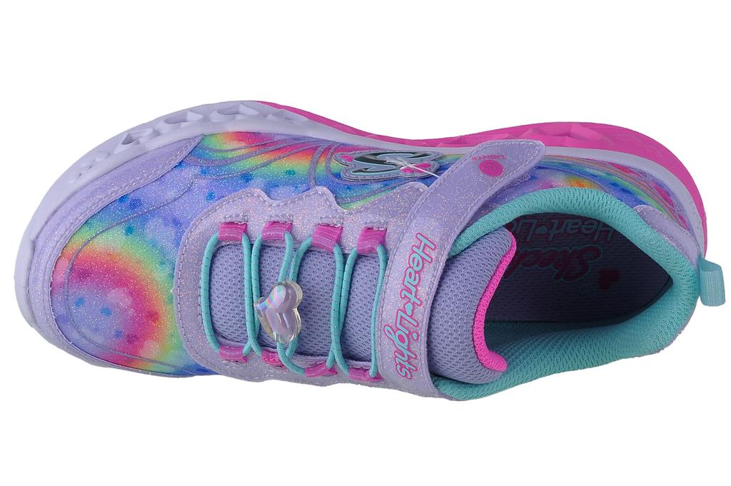 Skechers Flutter Heart Lights-Groovy Swirl, for Girl pink Sneakers