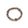 Men's Abrasive Stone Bracelet, Volcanic Stone Natural Stone Beaded Bracelet, Hand Decoration